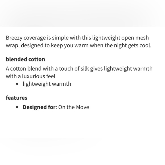 Lululemon Find Your Light Wrap - Picture 6 of 6